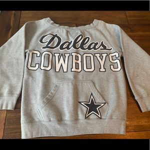 Dallas Cowboys Wideneck Sweatshirt